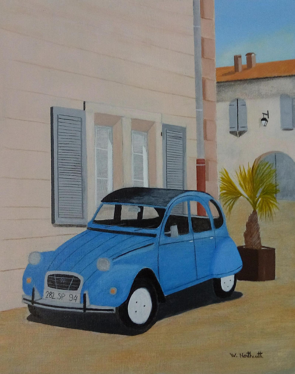 Blue Citroën