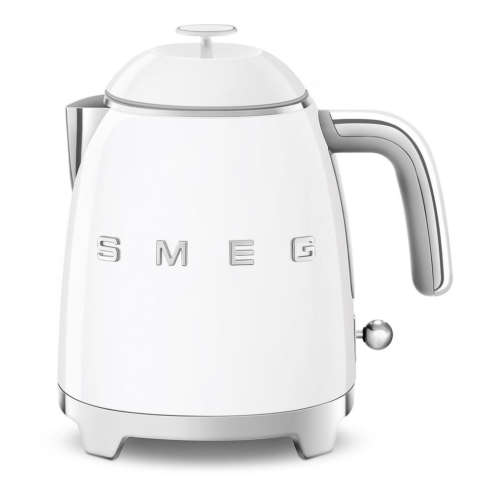 Hervidor Eléctrico Smeg KLF05WHUS de 0.8 L Color Blanco