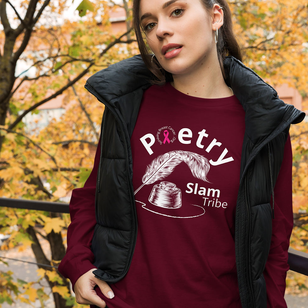 Thumbnail: Poetry Slam Long Sleeve Tee (No Hood)