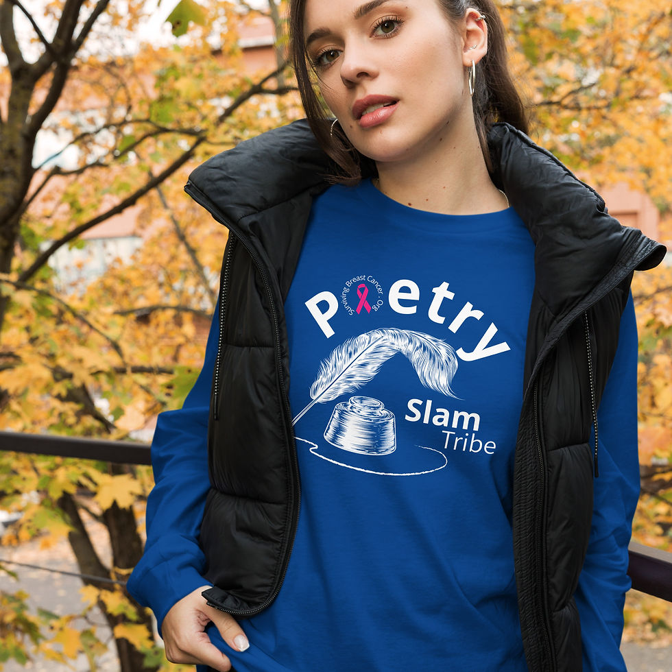 Thumbnail: Poetry Slam Long Sleeve Tee (No Hood)