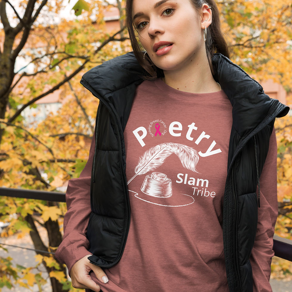 Thumbnail: Poetry Slam Long Sleeve Tee (No Hood)