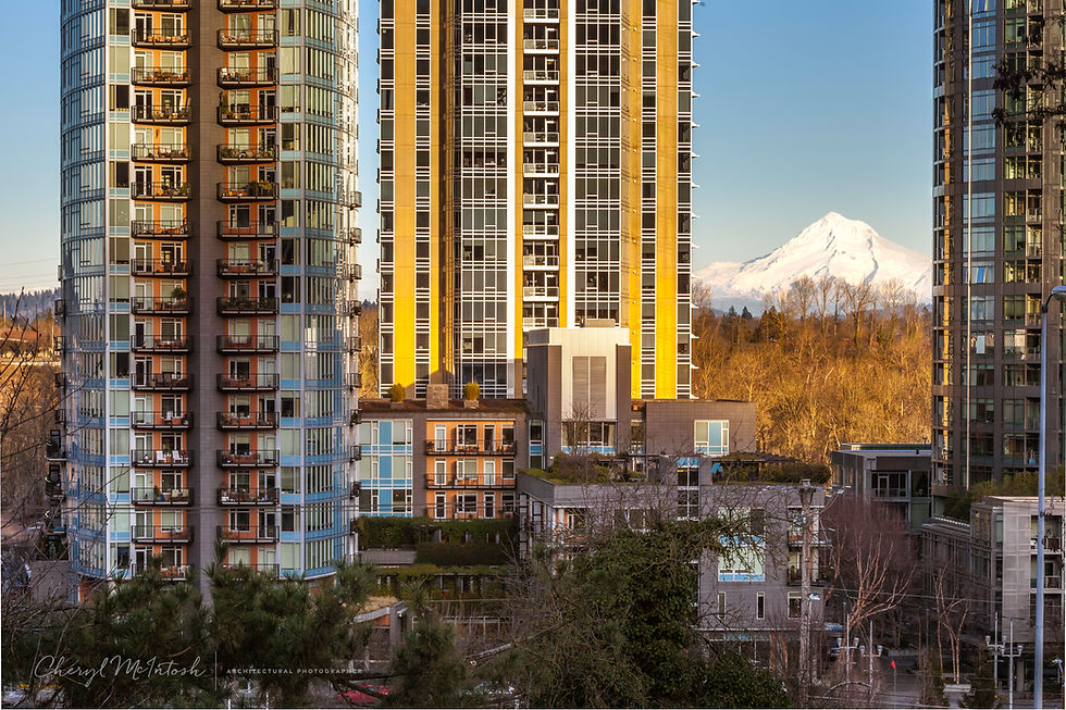 I love this gap in the South Waterfront District in Portland, OR.