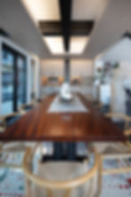 Custom inset lighting in Puget Sound facing waterfront home in Bremerton WA