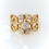 Thumbnail: Diamond And Gold Filigree Ring