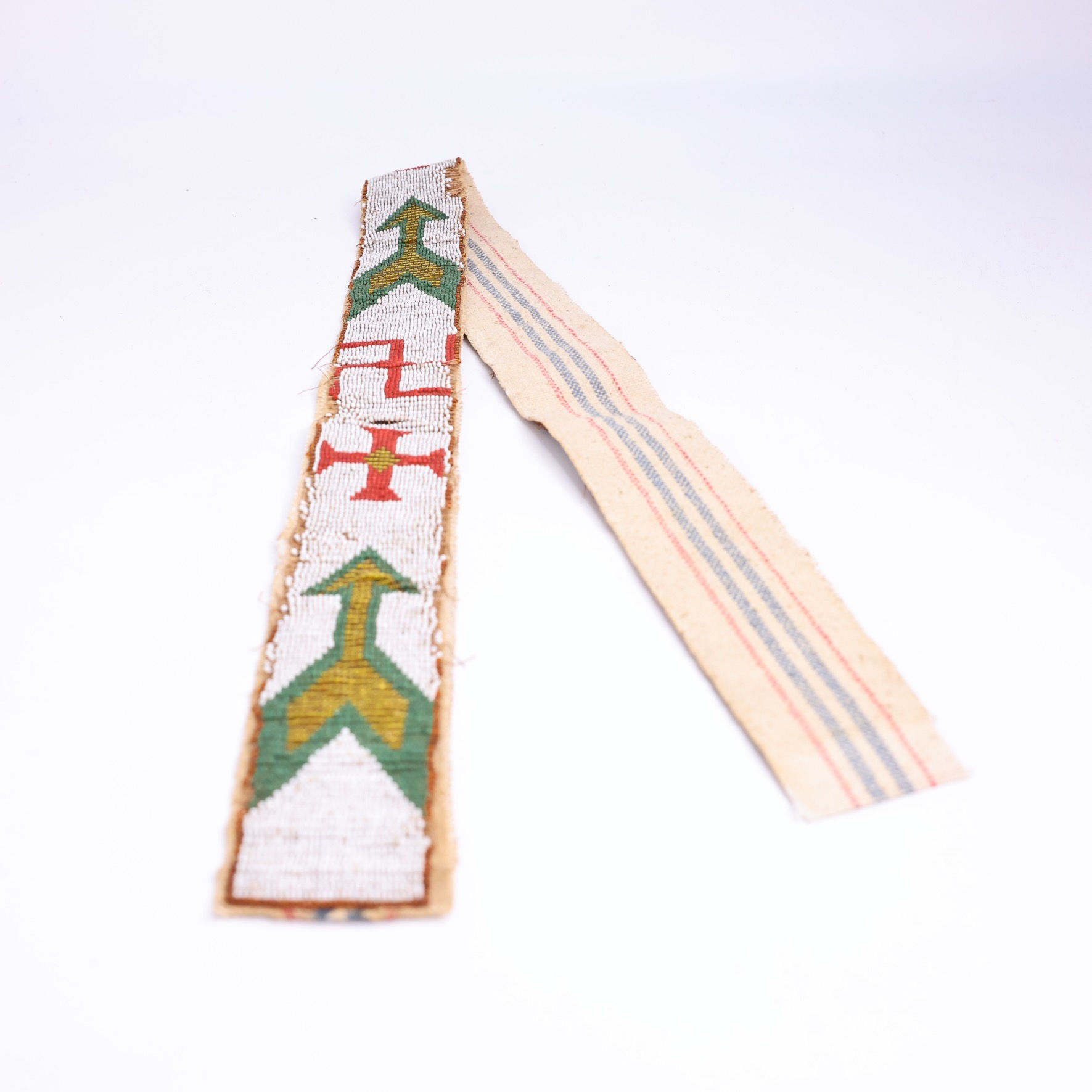 Vintage Native American Hand Beaded Dance Belt (Unfinished)