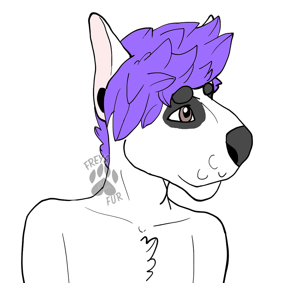 Digital Flatcolor Headshot Example