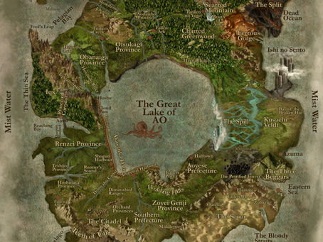 A map of the Lands Left Behind