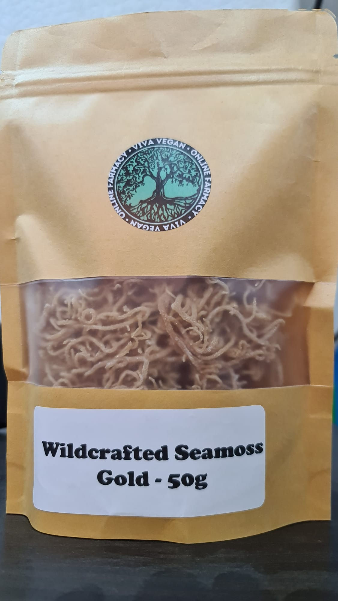 Wild craft raw gold seamoss