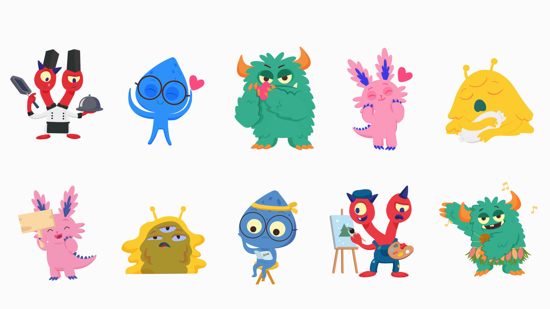 Motion Sticker line Internship.gif
