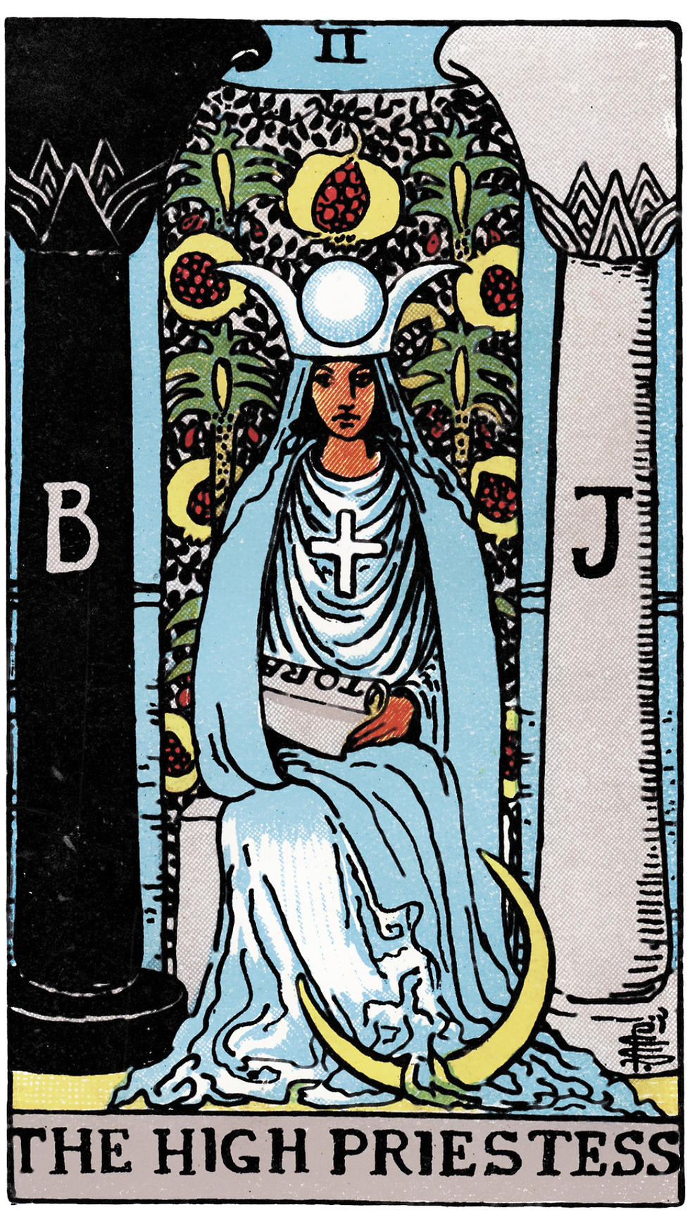 The High Priestess Tarot Card Meaning (Rider–Waite–Smith)
