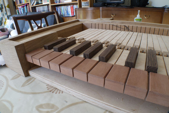 Finishing the keyboard