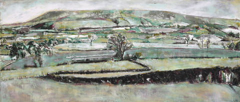 'Green Landscape - Pendle Hill'