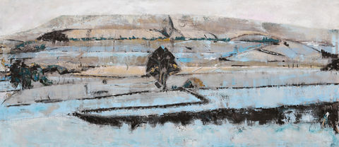 'Blue Landscape - Pendle Hill'