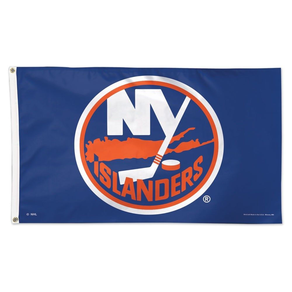 NHL New York Islanders 3' X 5' Foot Deluxe Flag Banner With Metal Grommets