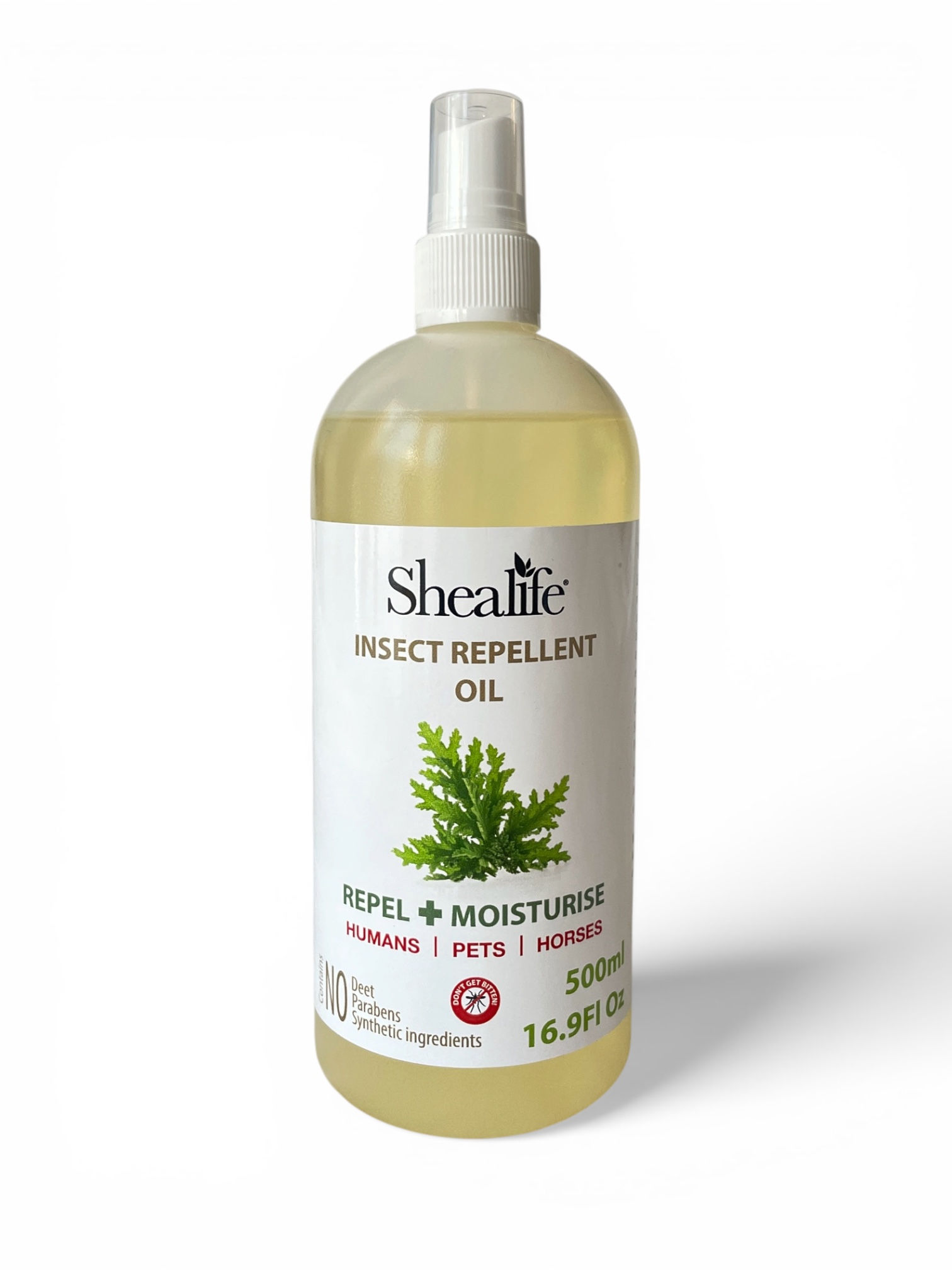 INSECT REPELLENT OIL SPRAY, DEET FREE, CLINICALLY PROVEN, 500ML