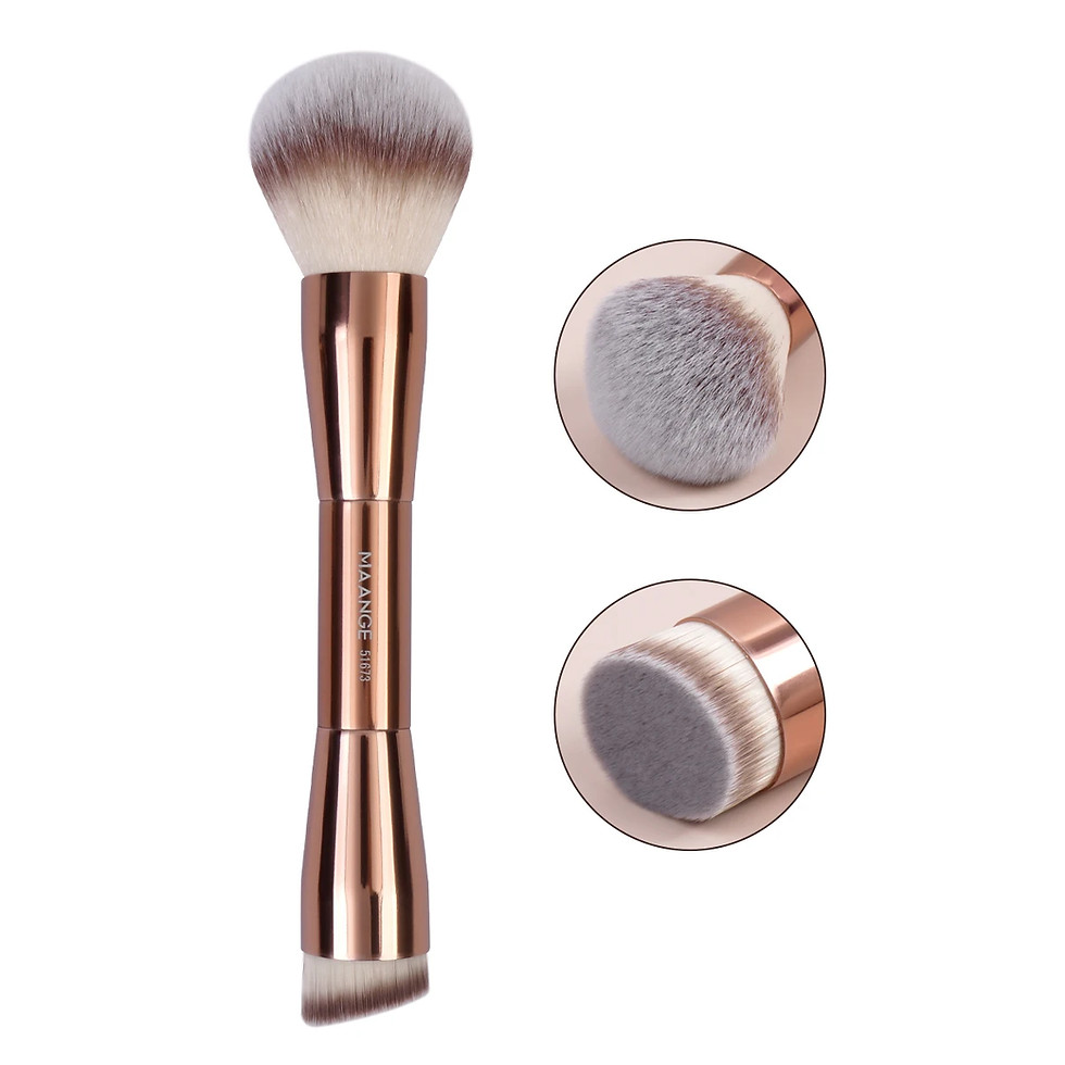 Thumbnail: MAANGE Makeup Brushes Double Head Foundation Powder Concealer Blusher Bronzer