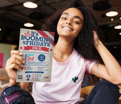TGI Fridays Kaboom Town Campaign