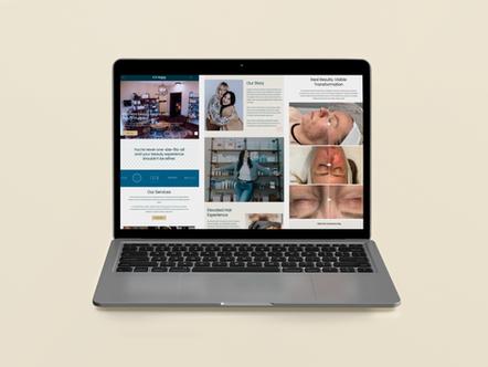 K.R. Mallak Salon & Spa Brand Identity Refresh & Shopify Website Design