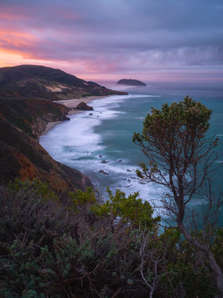 Sunrise over Point Sur