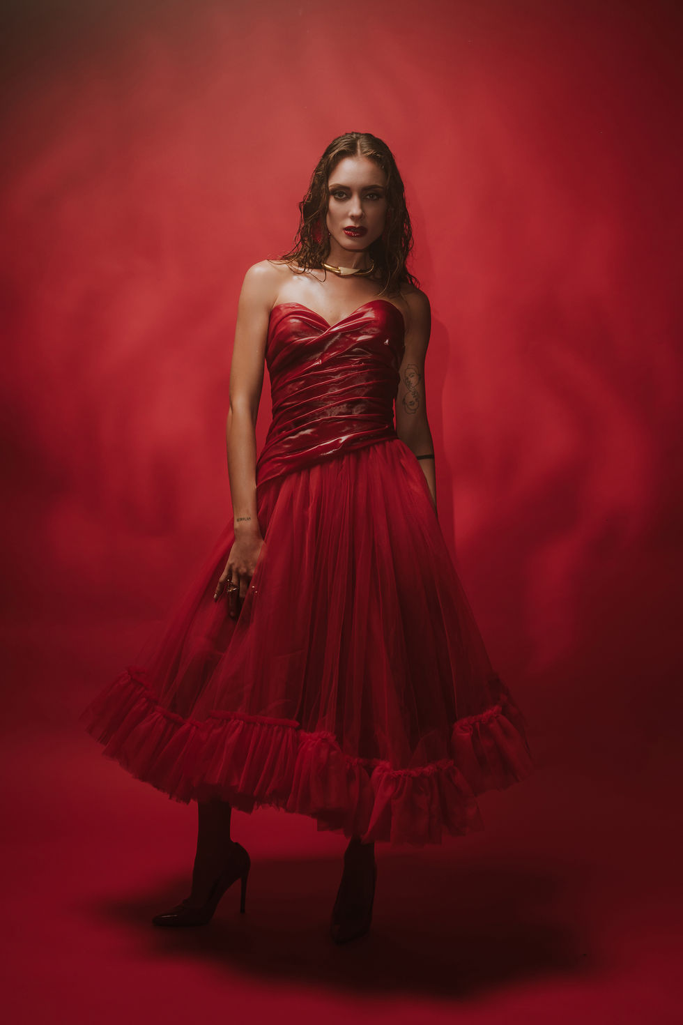 Avant garde fashion editorial by Alex Farrell