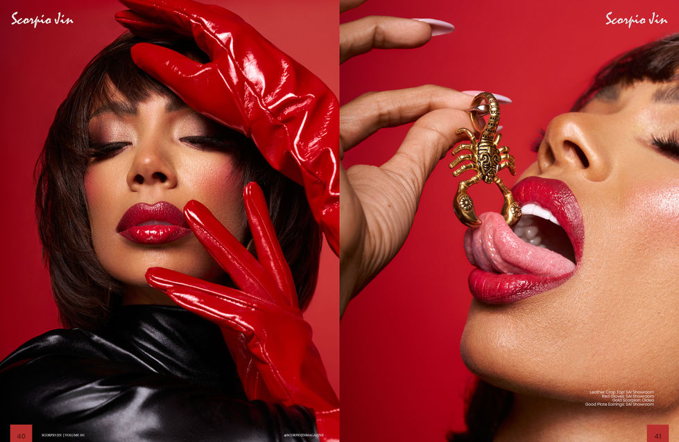 Erica Mena Interview featured in Scorpio Jin Magazine