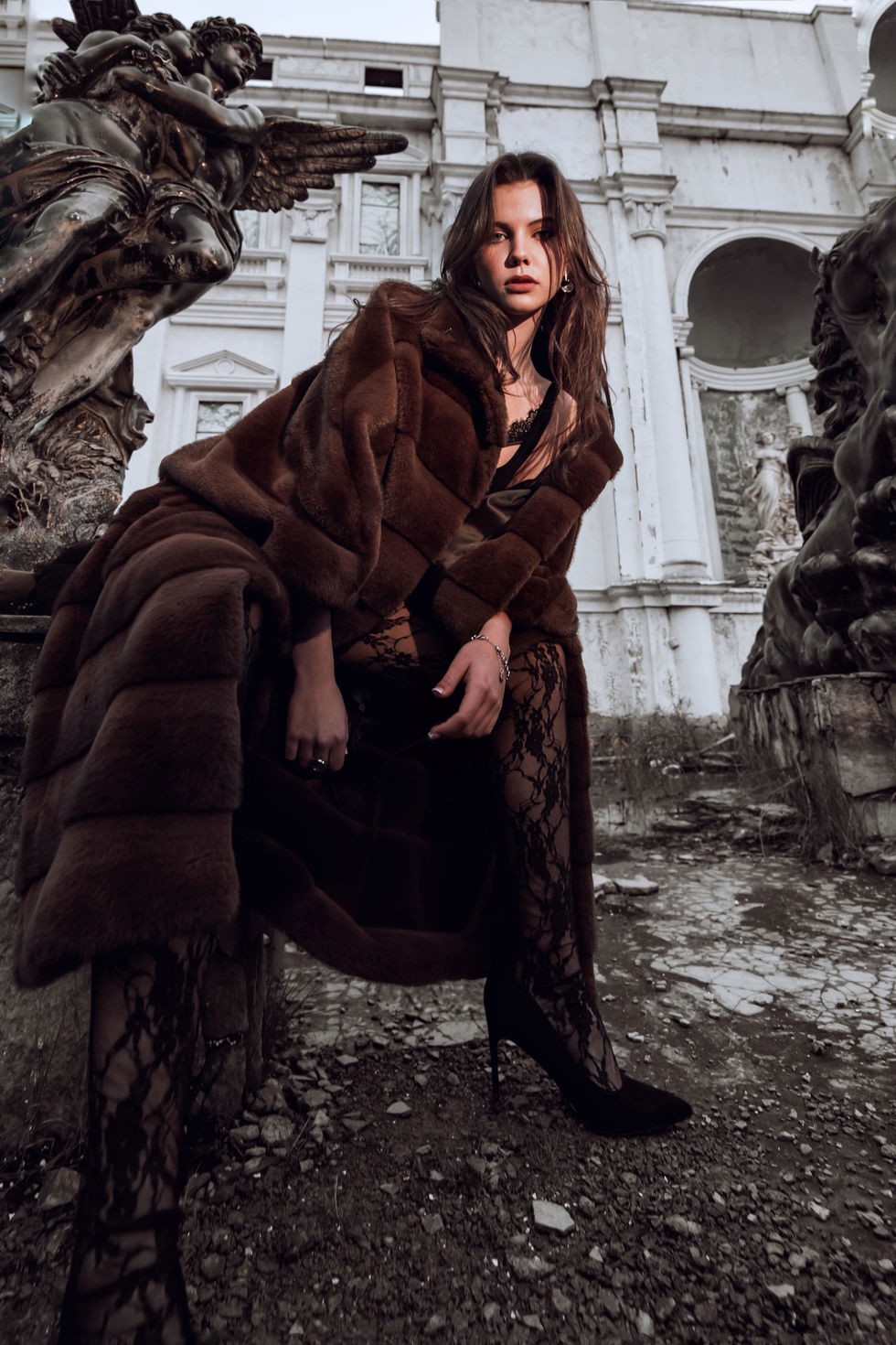 Avant-garde fashion series by Anastasia Pivovarova