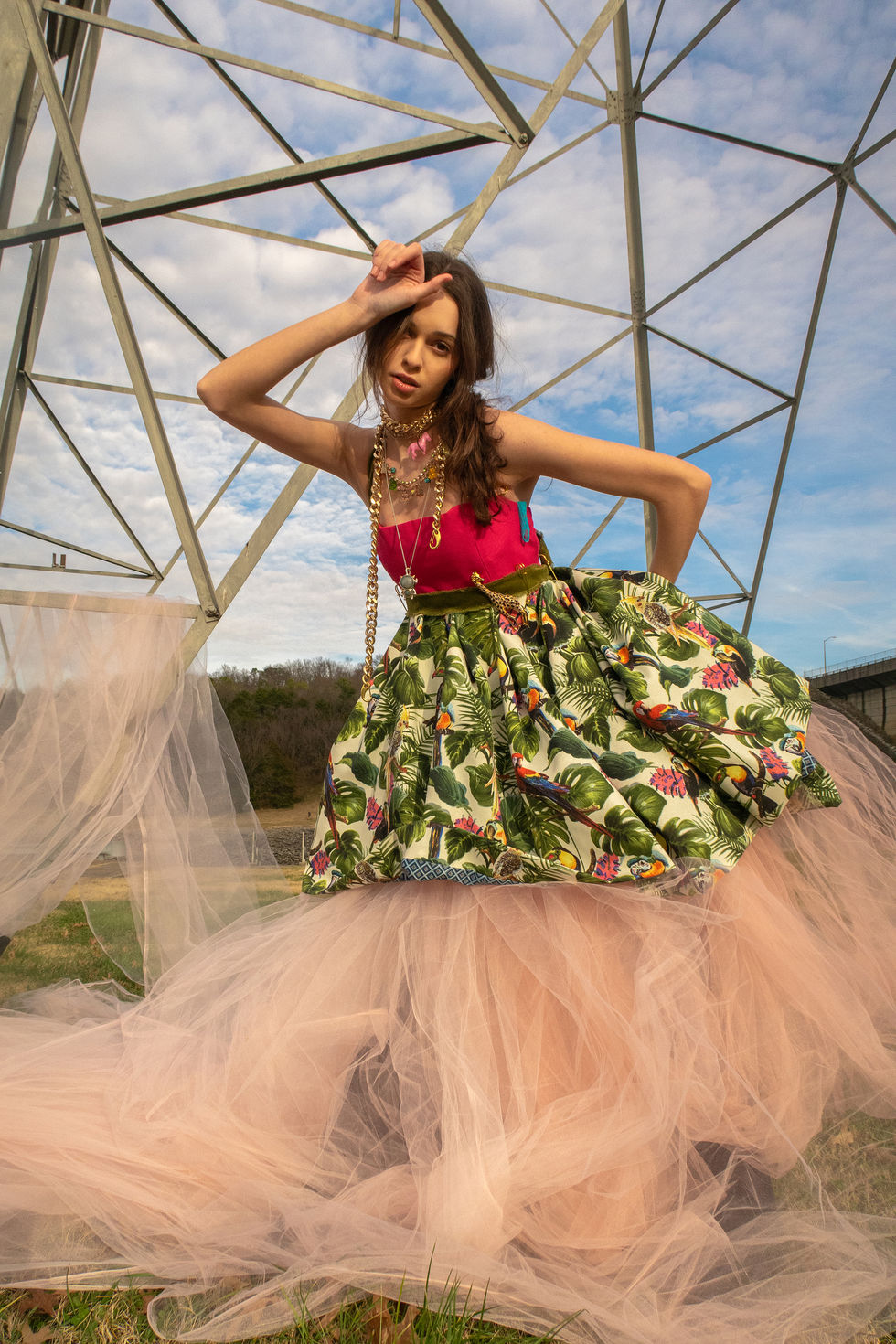 Avant-garde fashion editorial by Vasili Loparnos