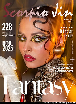 Scorpio Jin Magazine BEST OF 2025 featuring Aleksandra Gaponova on the cover