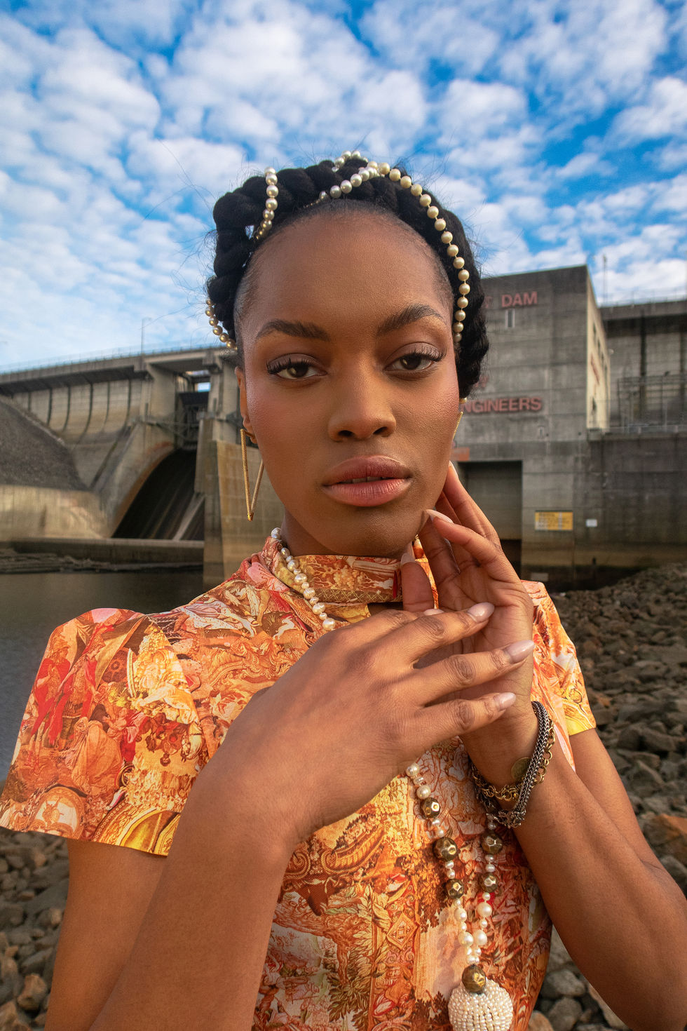 Avant-garde fashion editorial by Vasili Loparnos