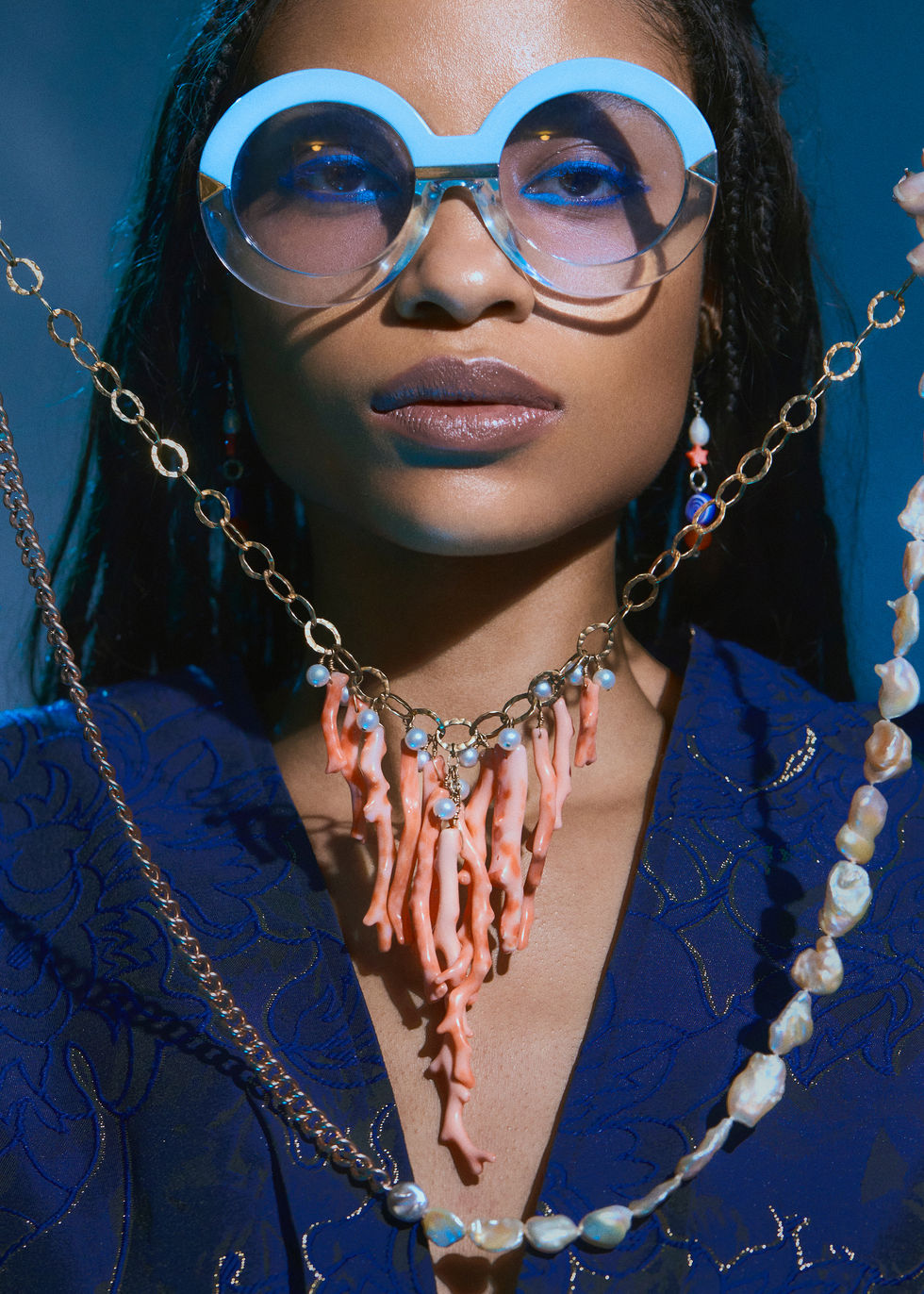 Avant-garde fashion editorial by Flying Solo NYC