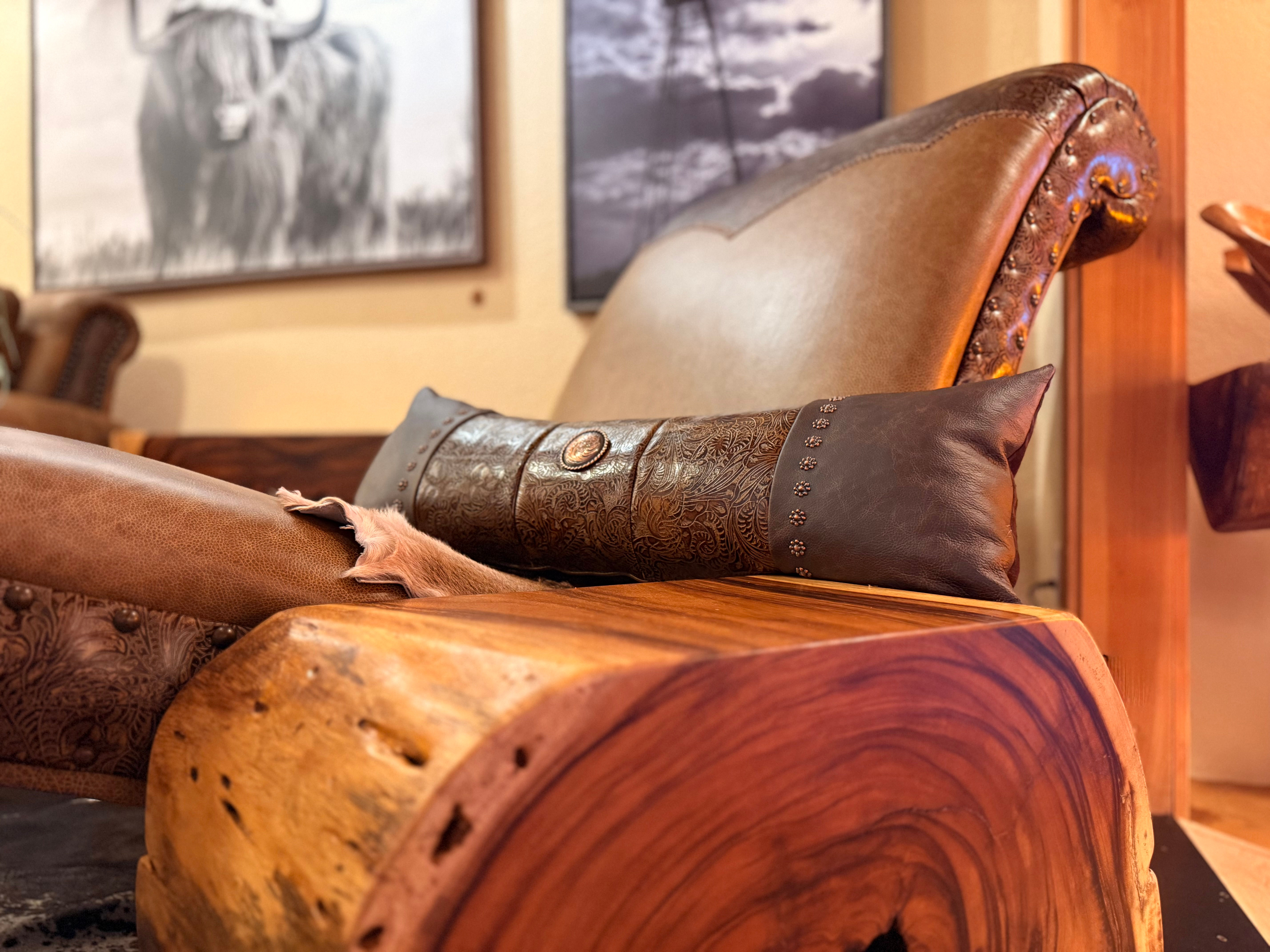 Floral Embossed Lumbar