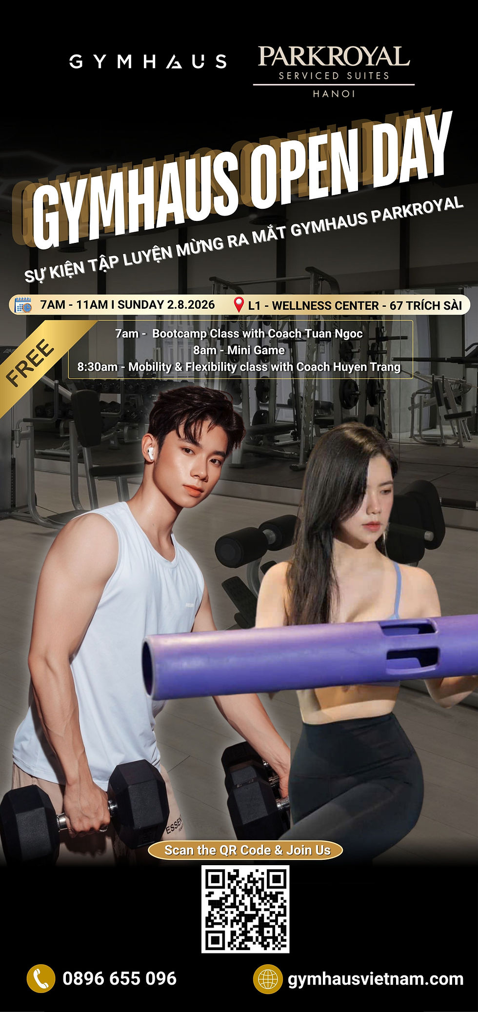 GymHaus Open Day - Sự kiện tập luyện mừng ra mắt GymHaus PARKROYAL