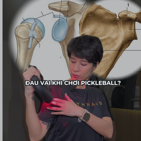 🎯PHÒNG TRÁNH CHẤN THƯƠNG CÙNG GYMHAUS P.1: Lý do đau vai khi chơi Pickleball?