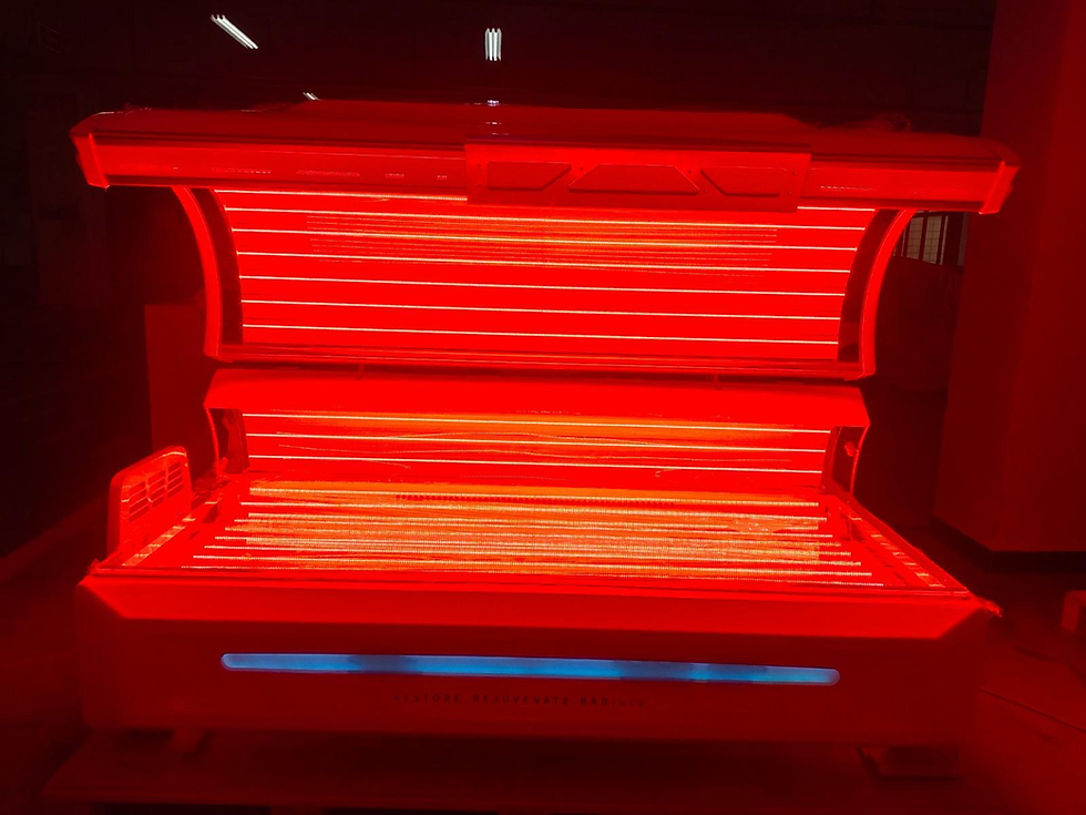 Full-body LED red light therapy