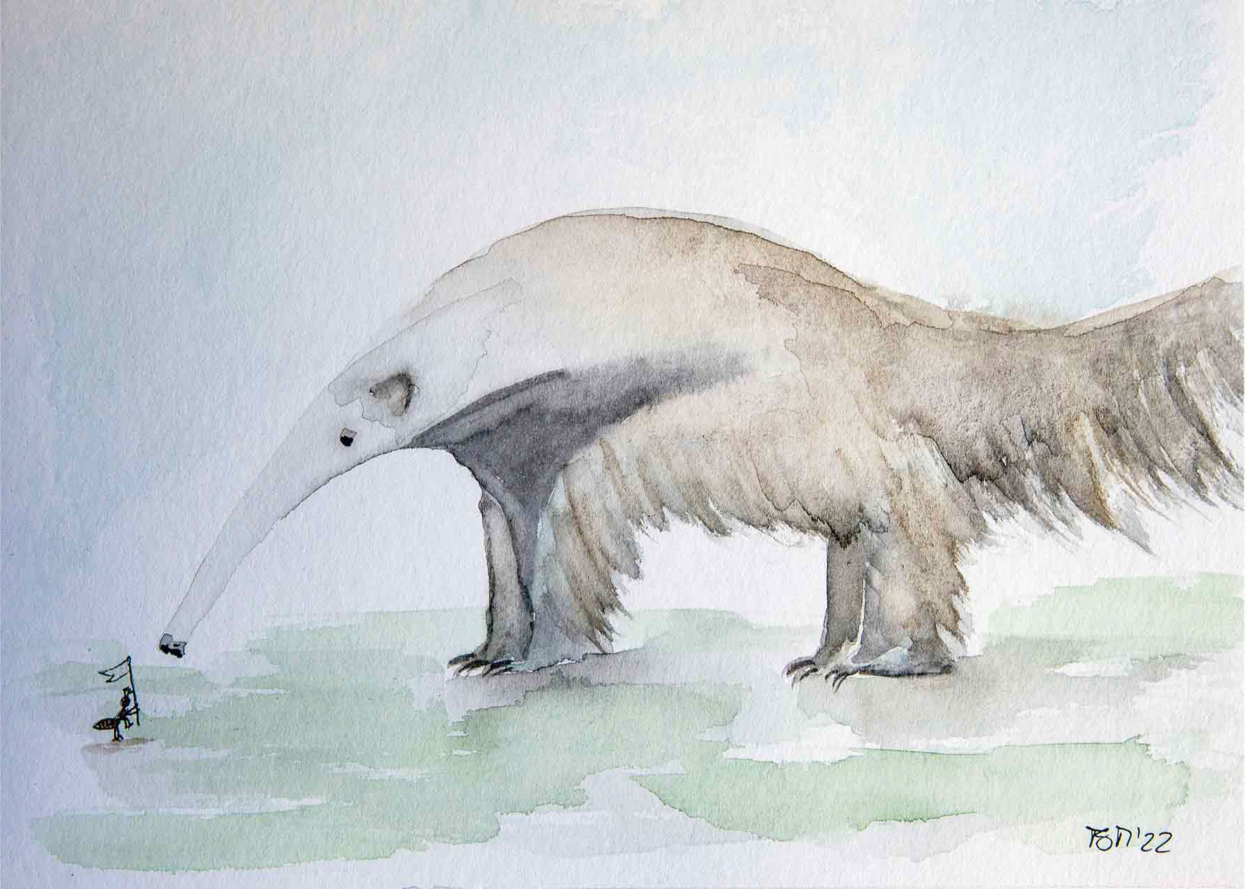 Krafttier Ameisenbär