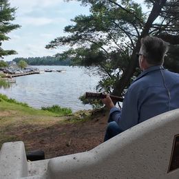 Friday, July 24, 2026 — Minocqua, WI — Bench, Downtown