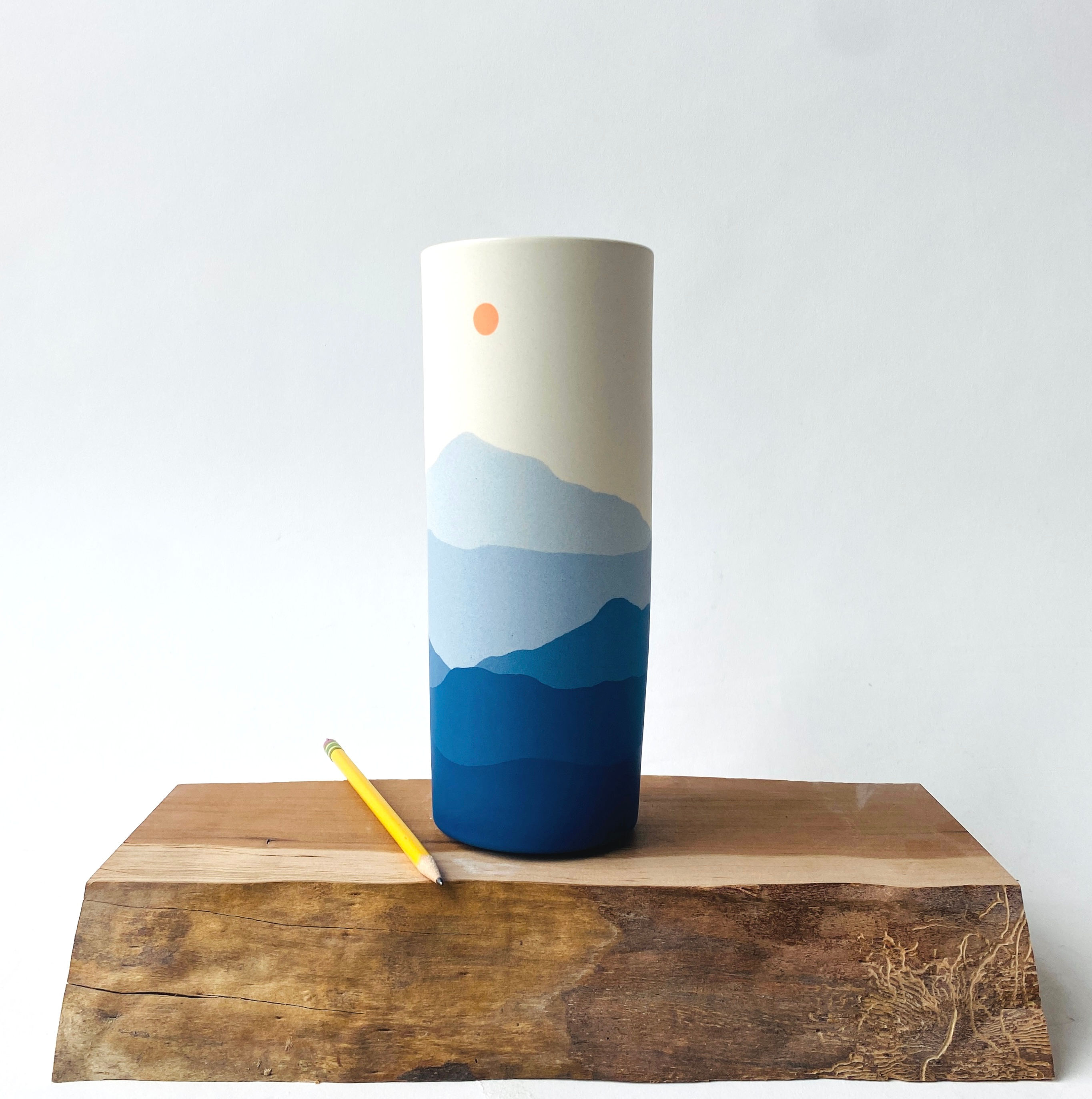 Blue Ridge Vase 9”