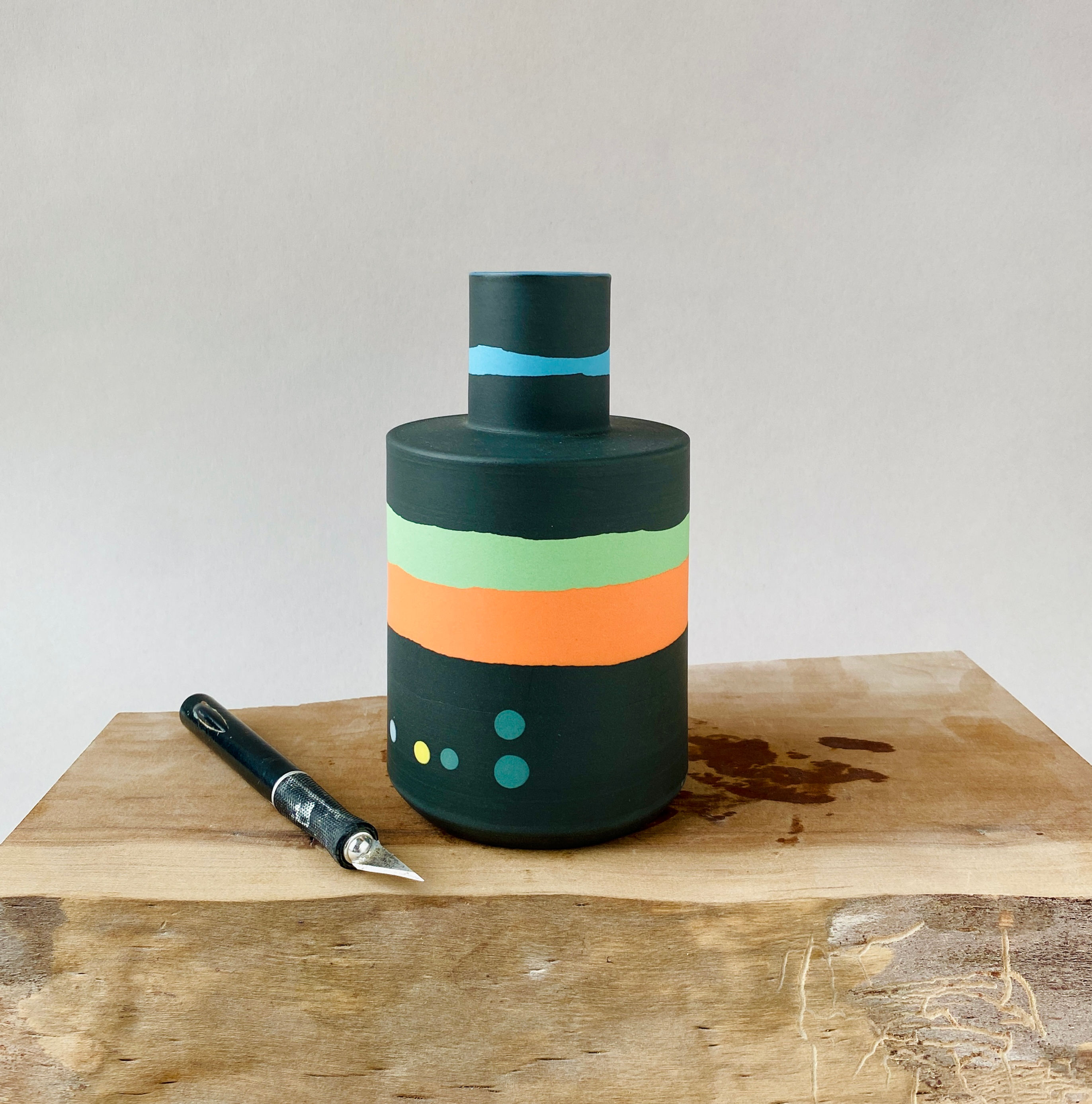 Pamlico Ewer — Black Porcelain