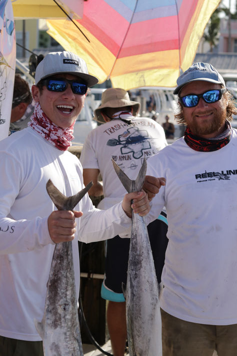 FRIENDS FISH TO FIGHT HUNGER