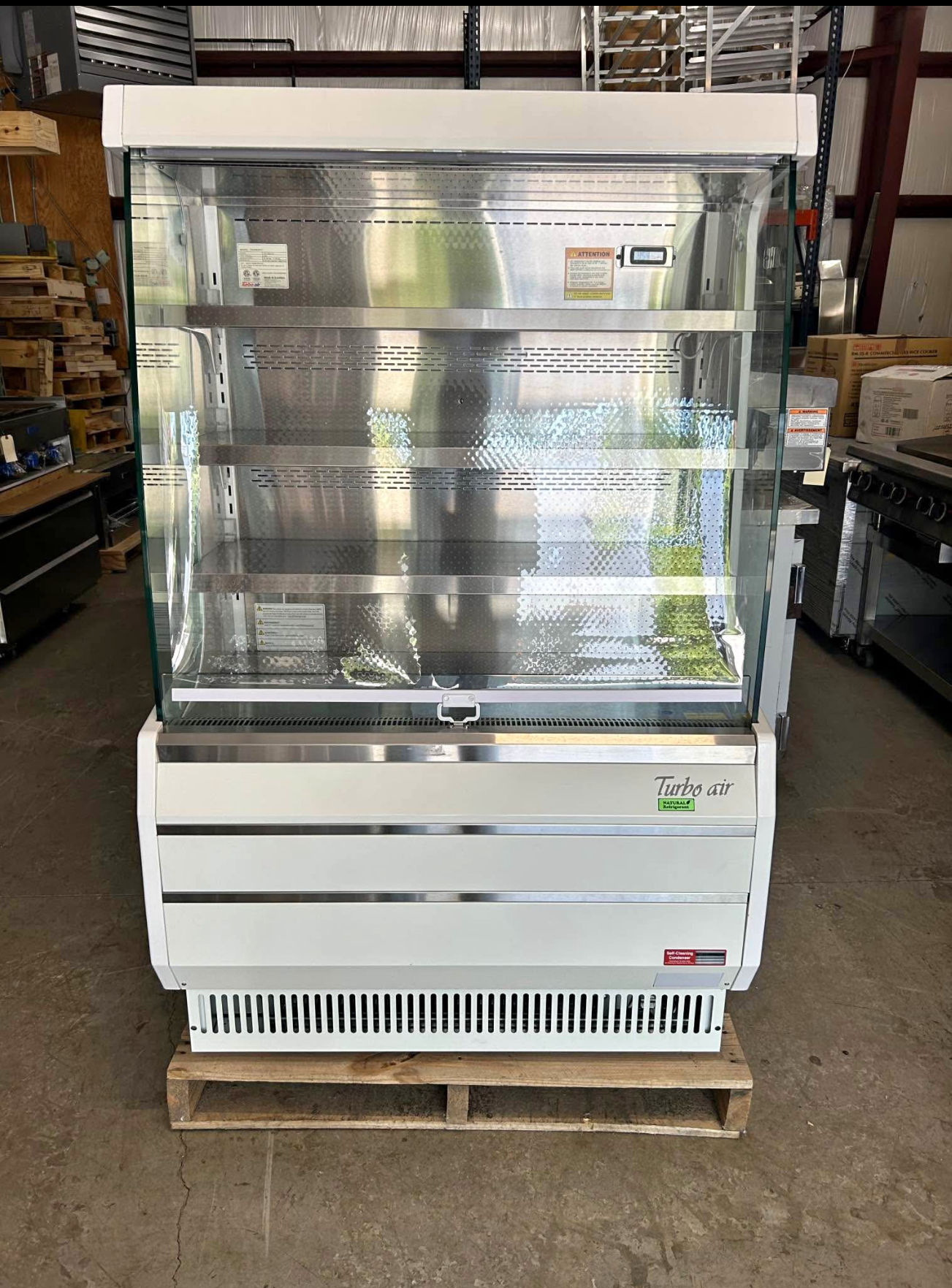 Turbo air vertical open air cooler 