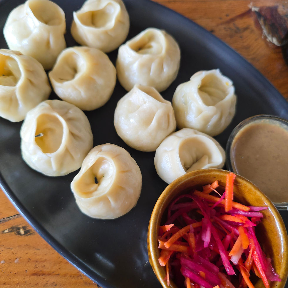 Vegetarian Momos in Nepal