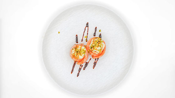 150B Gunkan flambe pistacchio