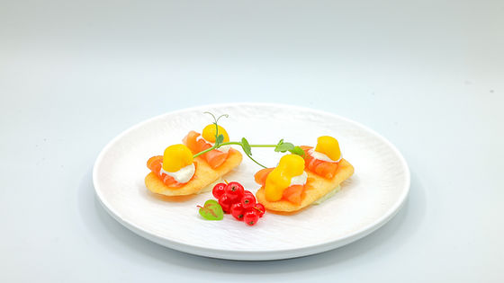 606 Salmon biscuits