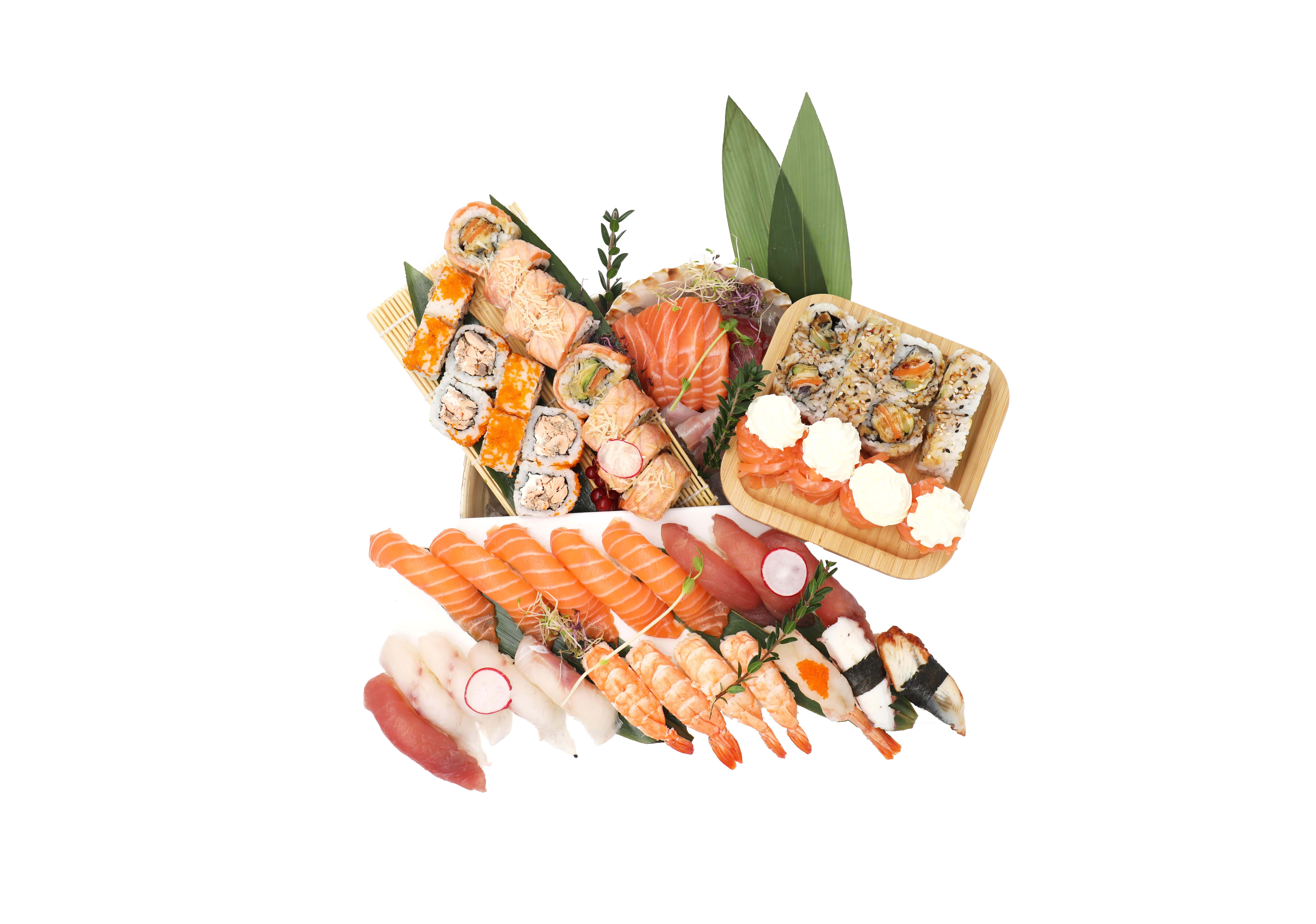 Arranged Food and Objects