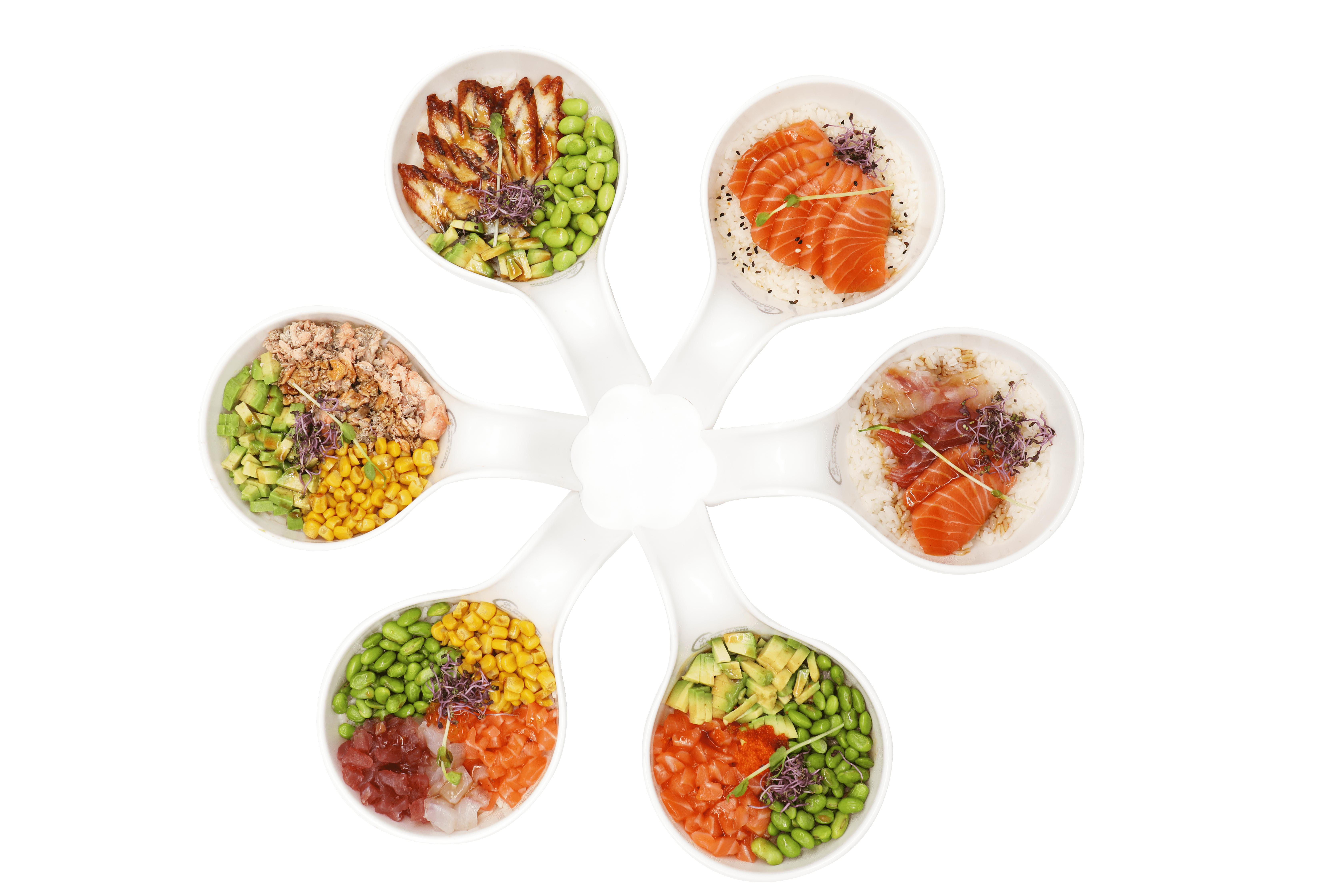 Arranged Food and Objects