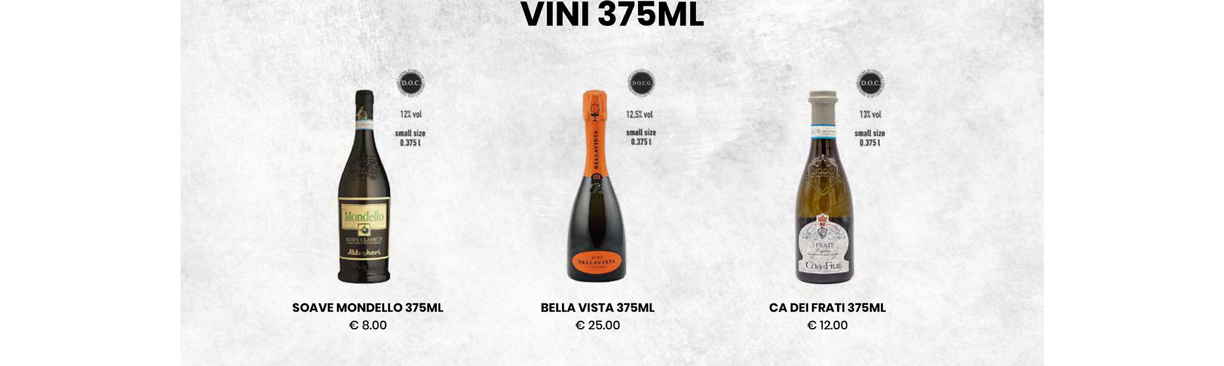 VINI SMALL SIZE 375ML