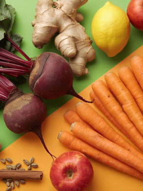 ginger beets carrot apple jucie