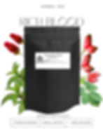 Rich Blood Herbal Tea loose leaf blend with nettle, rose hips, and red clover — mineral-rich herbal tisane