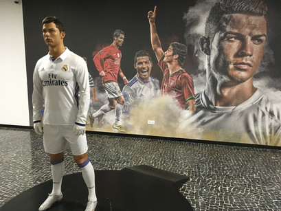 No Museu CR7, de Cristiano Ronaldo, na Ilha da Madeira