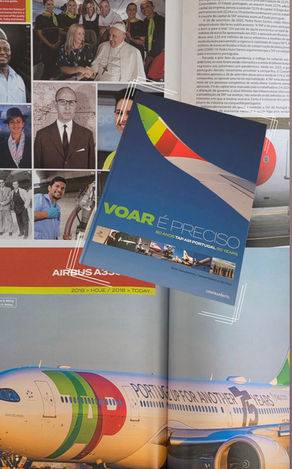 TAP: livro 'Voar é preciso', de Rita Tamagnini, celebra 80 anos da companhia aérea